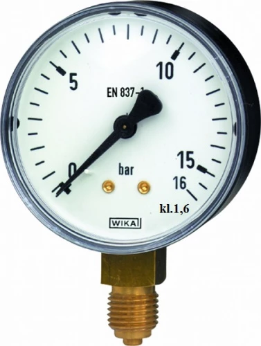 111.10.100 6 bar кл.1,6 G1/2" Корпус СТАЛЬ УТ000003717